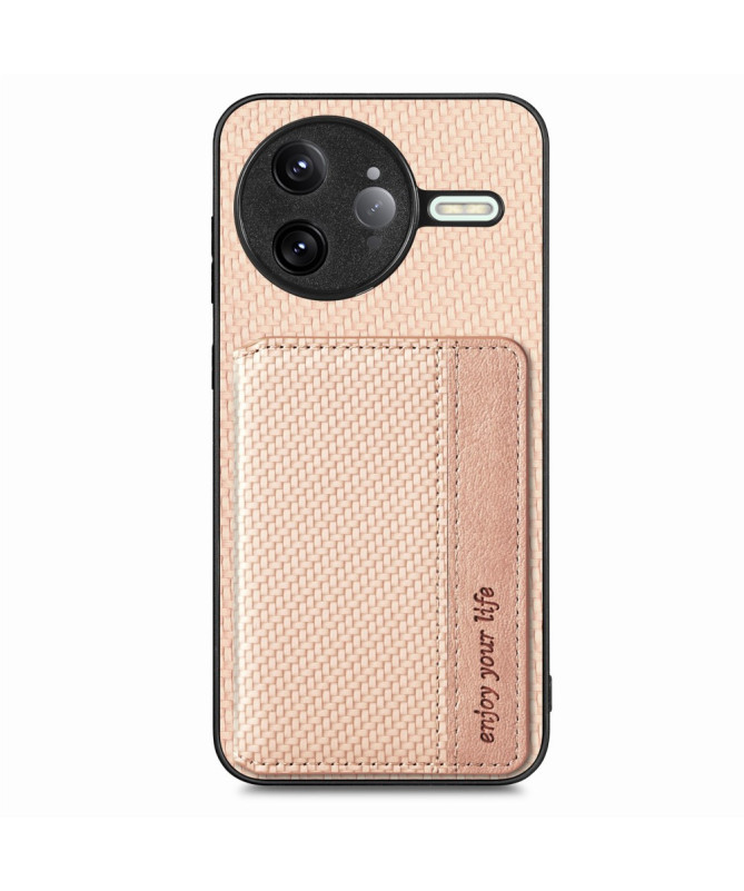 Coque Poco F7 Ultra | Portefeuille RFID Carbone