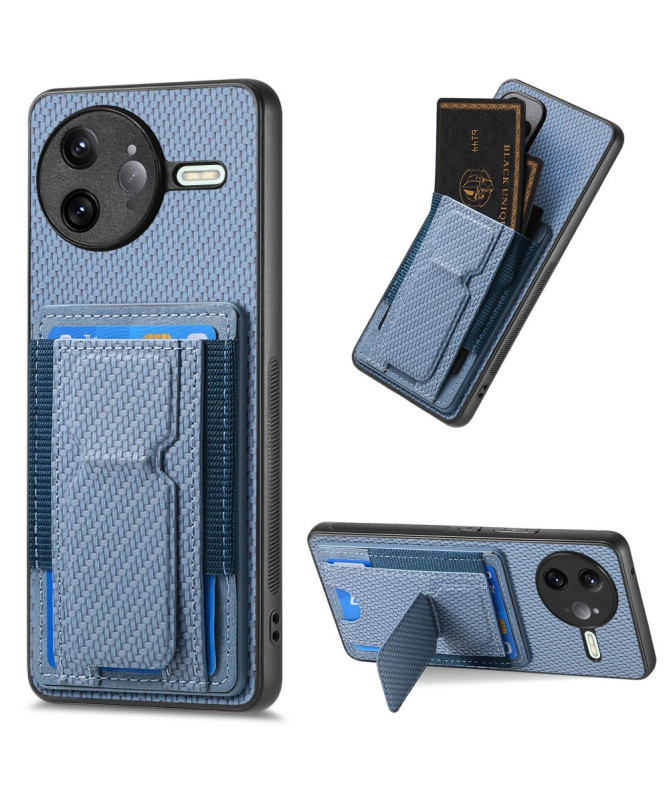 Coque Poco F7 Ultra avec support et porte-cartes | STRAVEN