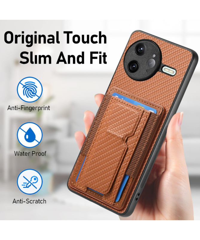 Coque Poco F7 Ultra avec support et porte-cartes | STRAVEN