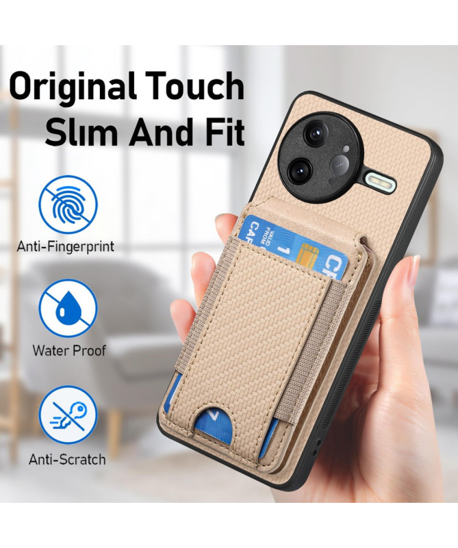 Coque Poco F7 Ultra avec Porte-Carte Discret et Support Visionnage