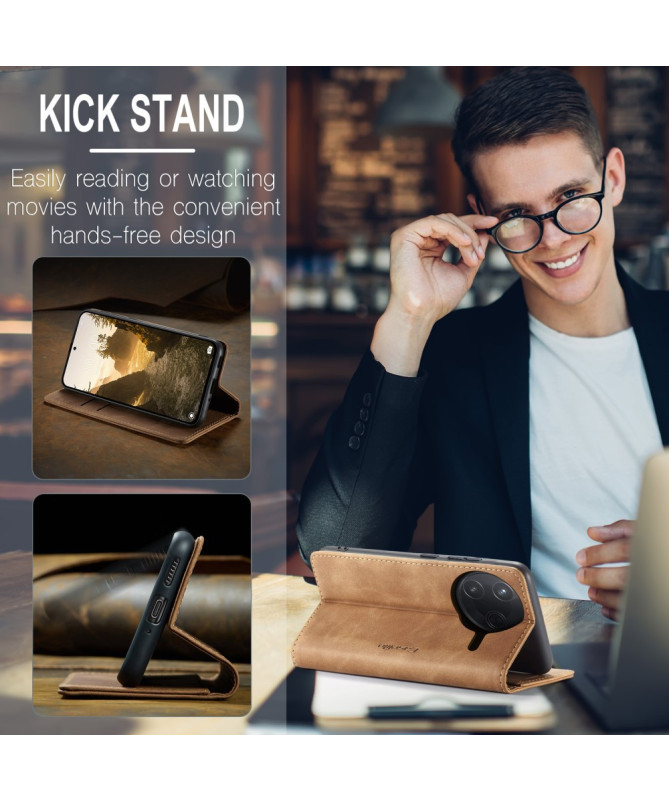 Housse Poco F7 Ultra Golias imitation cuir