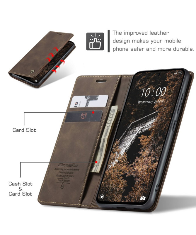 Housse Poco F7 Ultra Golias imitation cuir