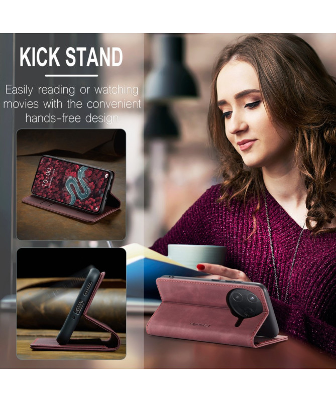 Housse Poco F7 Ultra Golias imitation cuir