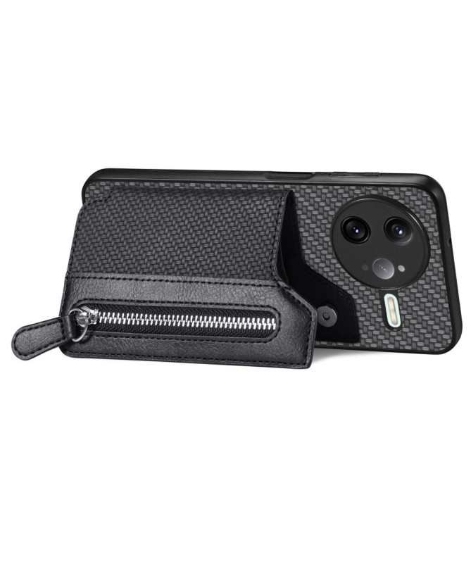 Coque Poco F7 Ultra Portefeuille Zippé et Support