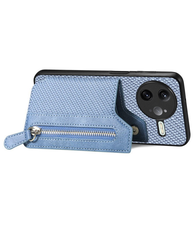 Coque Poco F7 Ultra Portefeuille Zippé et Support