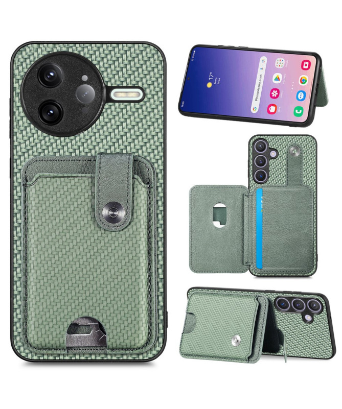 Coque Poco F7 Ultra Portefeuille avec Support & Carte Outil