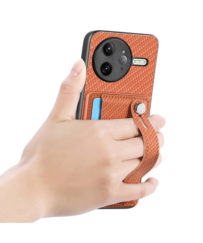 Coque Poco F7 Ultra avec Porte-Carte et Anse Support Main