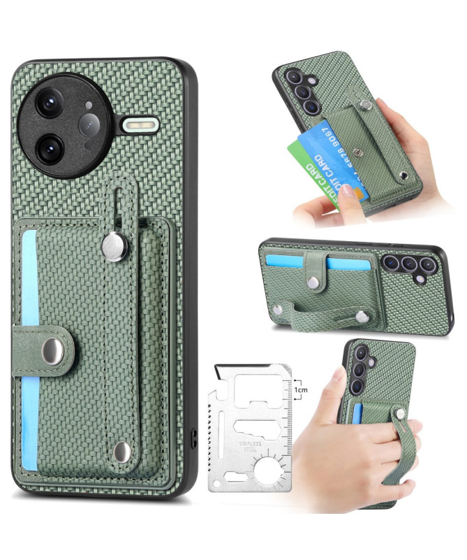 Coque Poco F7 Ultra avec Porte-Carte et Anse Support Main