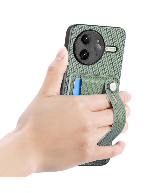 Coque Poco F7 Ultra avec Porte-Carte et Anse Support Main