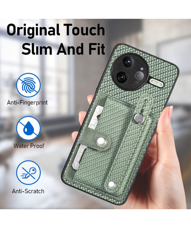 Coque Poco F7 Ultra avec Porte-Carte et Anse Support Main