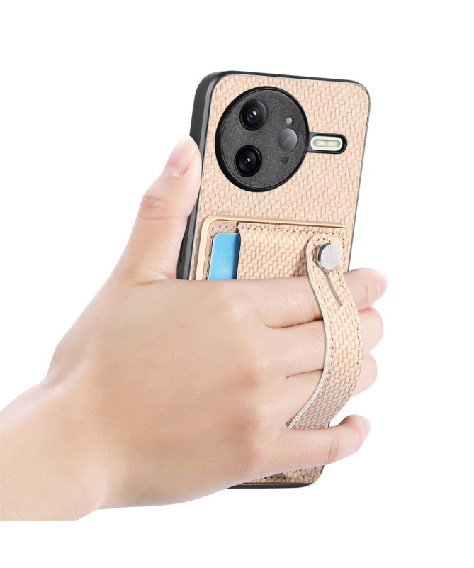 Coque Poco F7 Ultra avec Porte-Carte et Anse Support Main