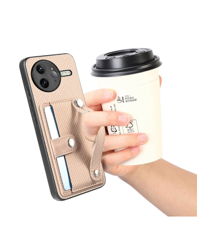Coque Poco F7 Ultra avec Porte-Carte et Anse Support Main
