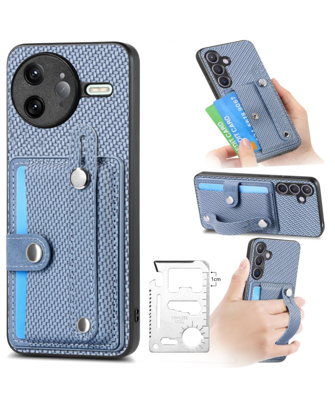 Coque Poco F7 Ultra avec Porte-Carte et Anse Support Main