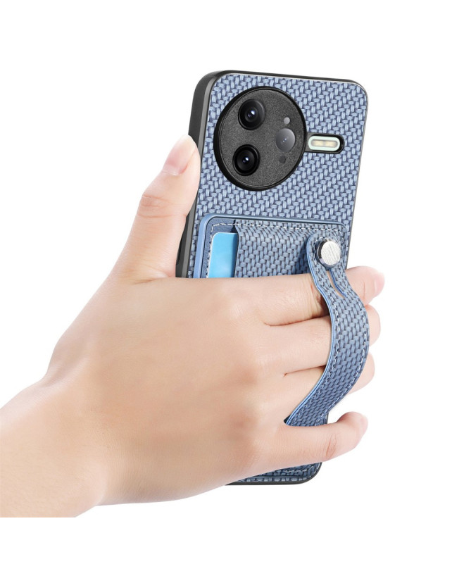 Coque Poco F7 Ultra avec Porte-Carte et Anse Support Main