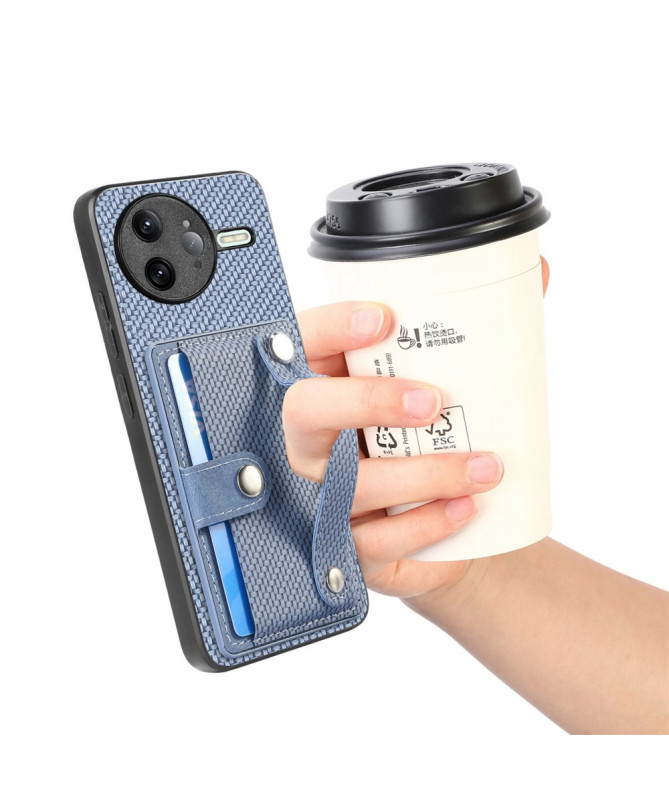 Coque Poco F7 Ultra avec Porte-Carte et Anse Support Main