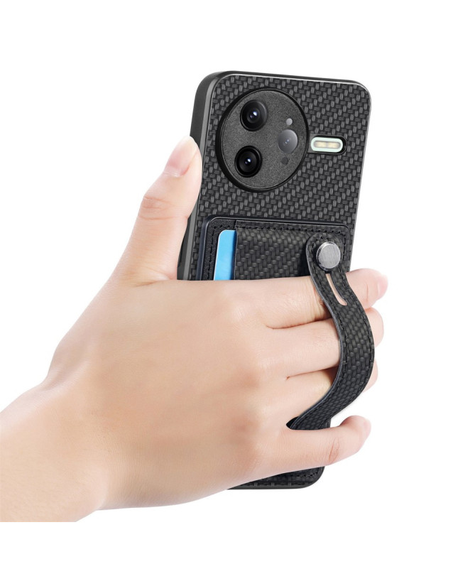 Coque Poco F7 Ultra avec Porte-Carte et Anse Support Main