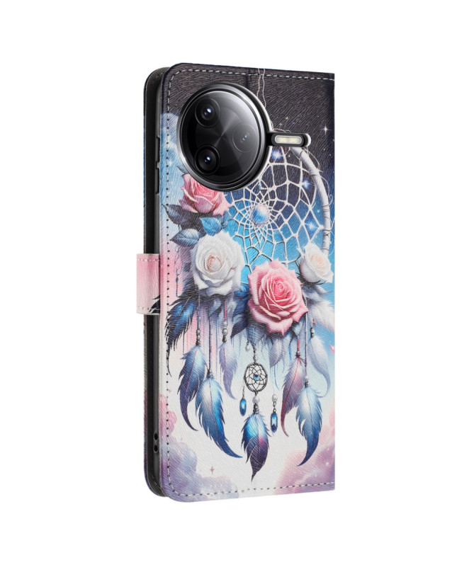 Housse Poco F7 Pro / F7 Ultra Attrape-Rêves Roses Bohème | DREAMCATCHE