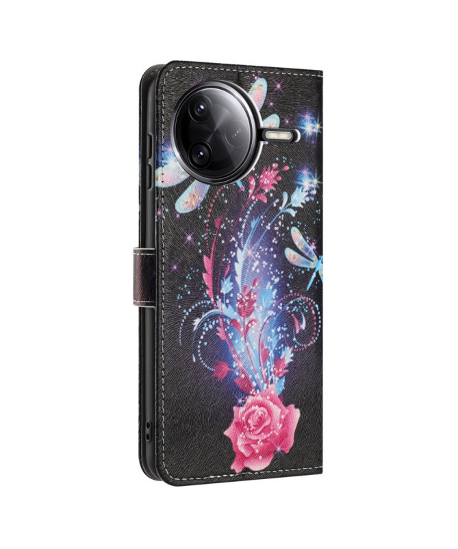 Housse Poco F7 Pro / F7 Ultra Libellules Étoilées Rose | STARDUST
