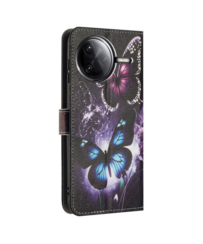 Housse Poco F7 Pro / F7 Ultra Papillons Mystiques Brillants | MYSTIC