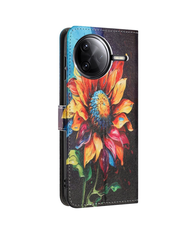 Housse Poco F7 Pro / F7 Ultra Tournesol Multicolore Artistique | SOLARIS - photo 2