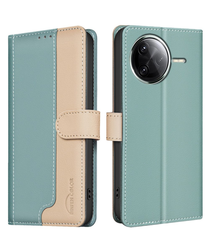 Housse Poco F7 Pro / F7 Ultra Bicolore Portefeuille | SOPHIE