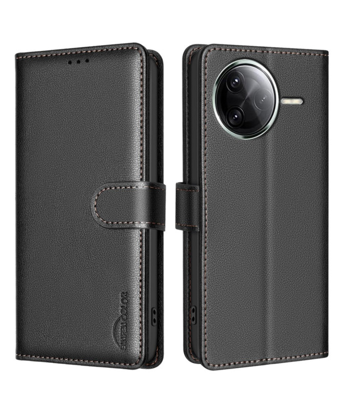 Housse Poco F7 Pro / F7 Ultra Porte-Cartes en Simili Cuir | BF32 Noir - photo 3