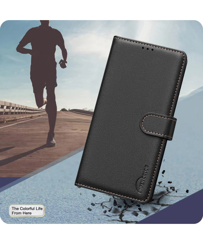 Housse Poco F7 Pro / F7 Ultra Porte-Cartes en Simili Cuir | BF32 Noir - photo 6