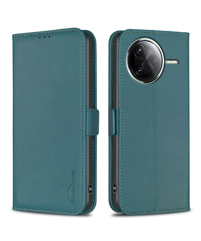Housse Poco F7 Pro Protection Premium Portefeuille | BF31 Vert - photo 3