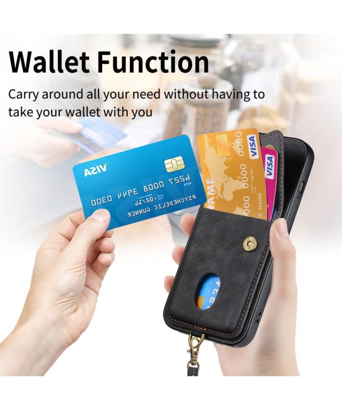 Coque Poco F7 Ultra avec Porte-Cartes Support Cuir | NESS
