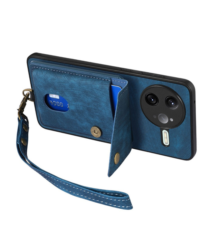 Coque Poco F7 Ultra avec Porte-Cartes Support Cuir | NESS