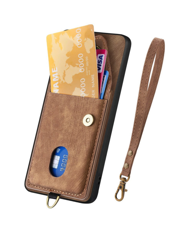 Coque Poco F7 Ultra avec Porte-Cartes Support Cuir | NESS