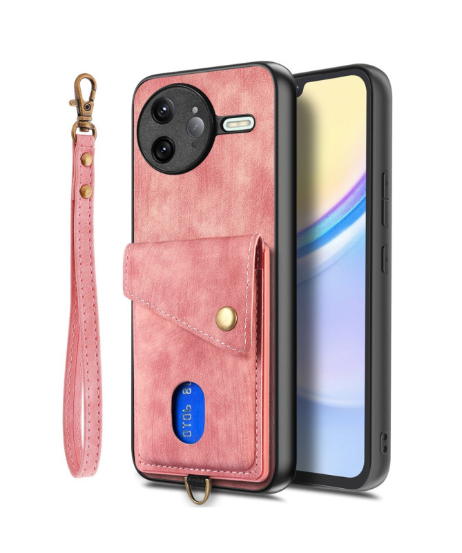Coque Poco F7 Ultra avec Porte-Cartes Support Cuir | NESS