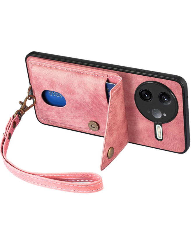 Coque Poco F7 Ultra avec Porte-Cartes Support Cuir | NESS