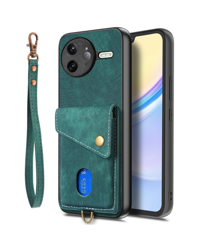 Coque Poco F7 Ultra avec Porte-Cartes Support Cuir | NESS