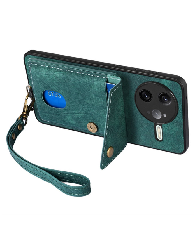 Coque Poco F7 Ultra avec Porte-Cartes Support Cuir | NESS