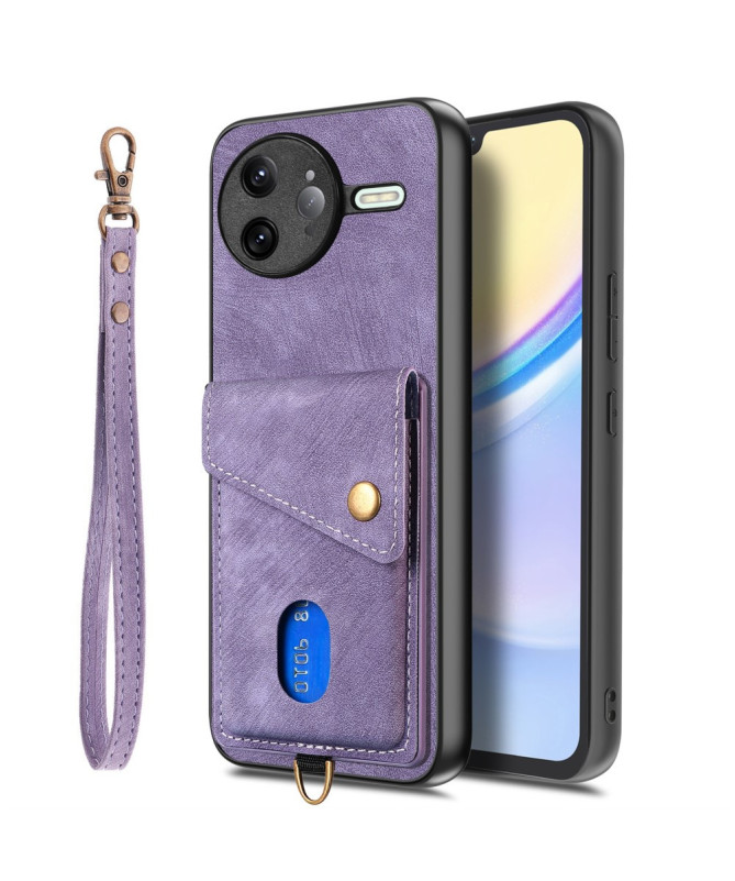 Coque Poco F7 Ultra avec Porte-Cartes Support Cuir | NESS