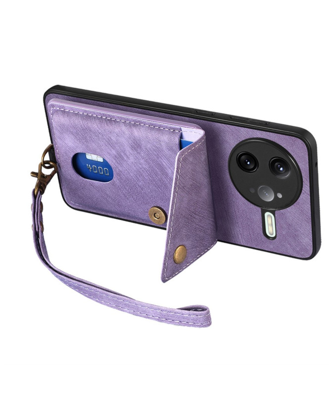 Coque Poco F7 Ultra avec Porte-Cartes Support Cuir | NESS