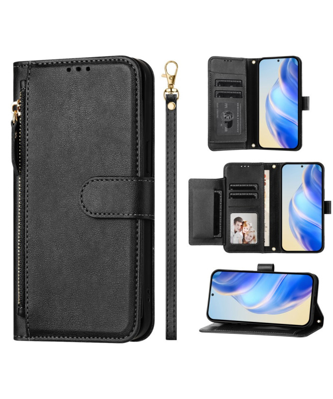 Housse Poco F7 Ultra / F7 Pro Porte-Cartes à Lanière