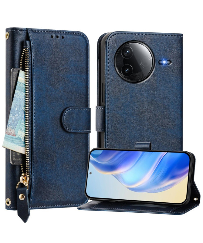 Housse Poco F7 Ultra / F7 Pro Porte-Cartes à Lanière