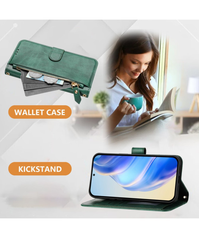 Housse Poco F7 Ultra / F7 Pro Porte-Cartes à Lanière