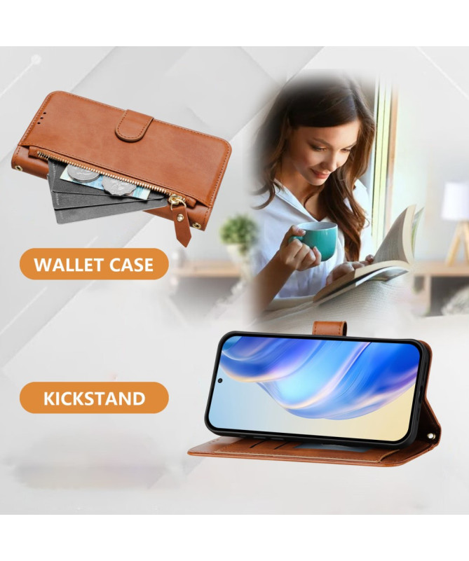 Housse Poco F7 Ultra / F7 Pro Porte-Cartes à Lanière