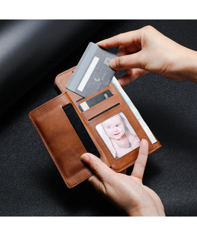 Housse Poco F7 Ultra / F7 Pro Porte-Cartes à Lanière