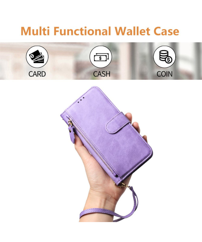 Housse Poco F7 Ultra / F7 Pro Porte-Cartes à Lanière