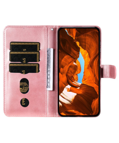 Housse Poco F7 Ultra Zipper Pocket effet cuir