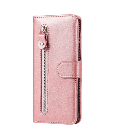 Housse Poco F7 Ultra Zipper Pocket effet cuir