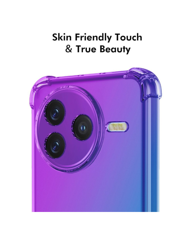 Coque Poco F7 Ultra Transparente Bicolore Violet - photo 5