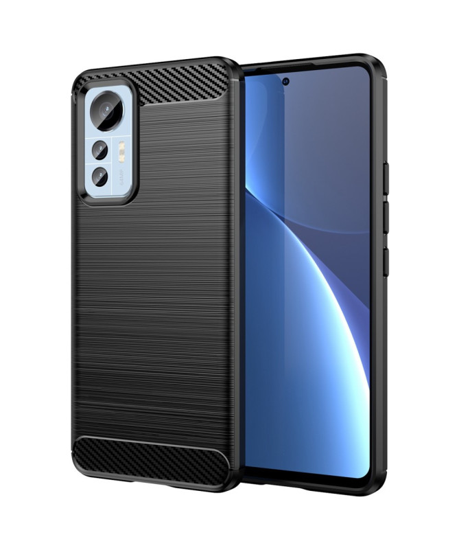 Coque Xiaomi 12 Lite flexible effet brossé
