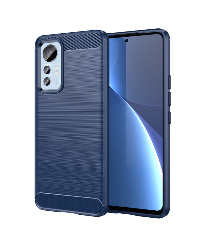 Coque Xiaomi 12 Lite flexible effet brossé