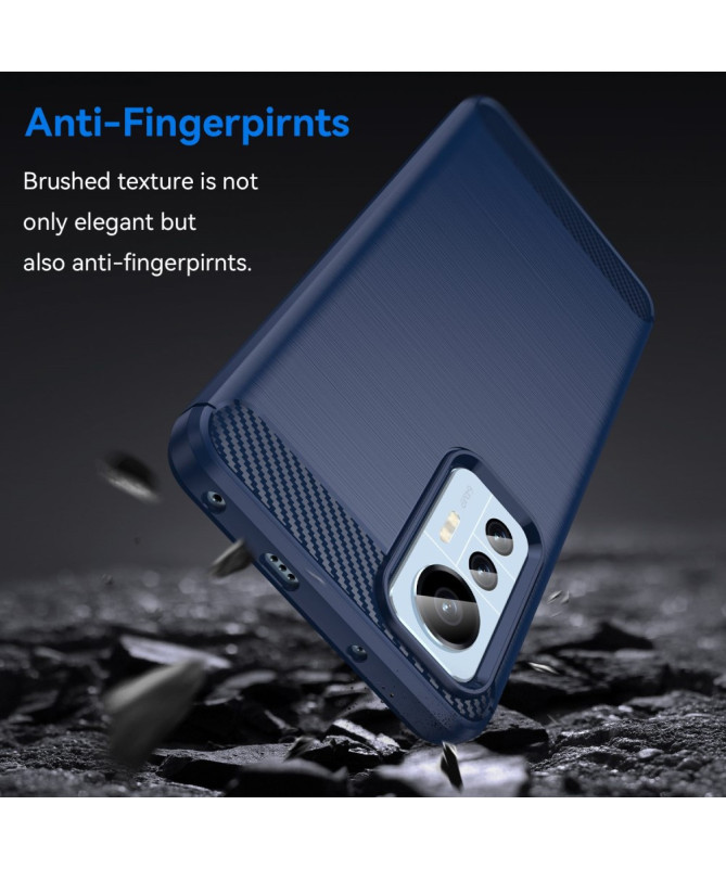Coque Xiaomi 12 Lite flexible effet brossé