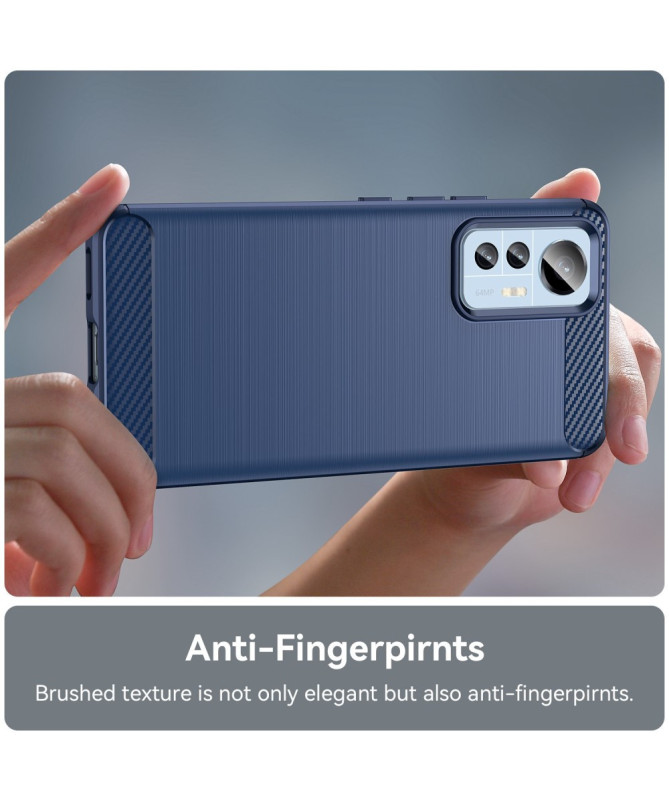 Coque Xiaomi 12 Lite flexible effet brossé